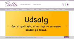 Desktop Screenshot of bellabroderioghobby.dk